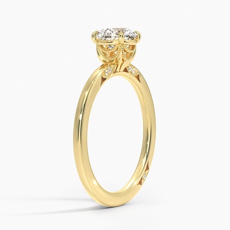 Classic Solitaire with Hidden Diamond Accents
