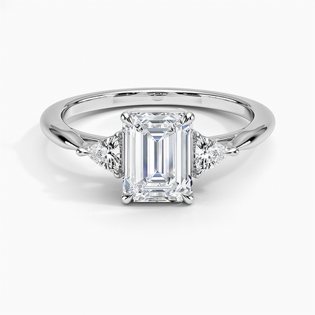 Trillion Three Stone Diamond Ring