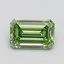 1.09 Ct. Fancy Vivid Green Emerald Lab Grown Diamond