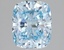 2.04 Ct. Fancy Intense Blue Cushion Lab Grown Diamond