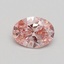 0.50 Ct. Fancy Intense Pink Oval Lab Grown Diamond