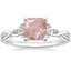 Platinum Celtic Love Knot Ring, smalltop view