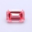 1.04 Ct. Fancy Vivid Pink Emerald Lab Grown Diamond