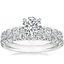 18K White Gold Luxe Ellora Diamond Ring with Sienna Diamond Ring (1/2 ct. tw.)