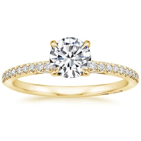 18K Yellow Gold Simply Tacori Classic Diamond Bridal Set