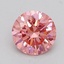 0.85 Ct. Fancy Pink Round Lab Grown Diamond