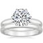 Platinum Catalina Ring with 2.5mm Comfort Fit Wedding Ring