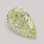 0.57 Ct. Fancy Light Yellow Pear Diamond
