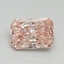 3.01 Ct. Fancy Vivid Pink Radiant Lab Grown Diamond