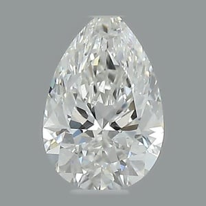 Pear diamond — real photo