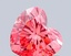 0.91 Ct. Fancy Vivid Pink Heart Lab Grown Diamond