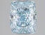 2.08 Ct. Fancy Intense Blue Cushion Lab Grown Diamond
