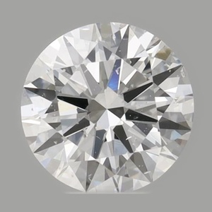 Round diamond — real photo