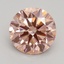 2.50 Ct. Fancy Intense Pink Round Lab Grown Diamond