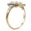The Rowan Ring, smalltop view on a hand