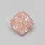 0.48 Ct. Fancy Vivid Pink Cushion Lab Grown Diamond