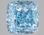 3.10 Ct. Fancy Vivid Blue Cushion Lab Grown Diamond
