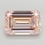9.30 Ct. Fancy Intense  Pink Emerald Lab Grown Diamond