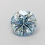 1.09 Ct. Fancy Intense  Blue Round Lab Grown Diamond