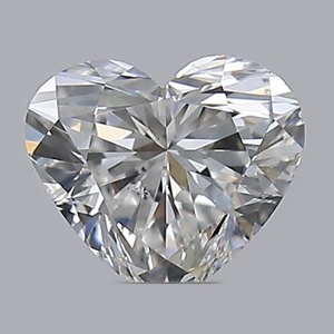 Heart diamond — real photo