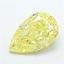 5.20 Ct. Fancy Intense  Yellow Pear Lab Grown Diamond