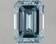 2.56 Ct. Fancy Intense Blue Emerald Lab Grown Diamond