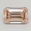 3.02 Ct. Fancy Brownish Pink Emerald Lab Grown Diamond