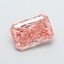 3.07 Ct. Fancy Vivid  Pink Radiant Lab Grown Diamond