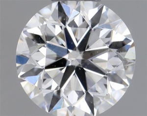 Round diamond — real photo