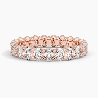 Oval Eternity Diamond Ring (2 ct. tw.) in 14K Rose Gold