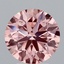 4.04 Ct. Fancy Vivid Pink Round Lab Grown Diamond