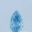 0.35 Ct. Fancy Vivid Blue Pear Lab Grown Diamond