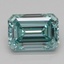 1.07 Ct. Fancy Vivid Green Emerald Lab Grown Diamond