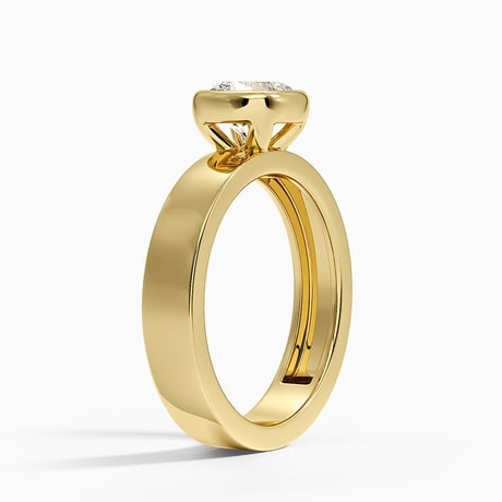 Peyton Bezel Diamond Solitaire Ring