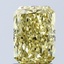 2.05 Ct. Fancy Vivid Yellow Radiant Lab Grown Diamond