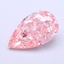 2.86 Ct. Fancy Vivid Pink Pear Lab Grown Diamond