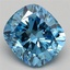 2.34 Ct. Fancy Vivid Blue Cushion Lab Grown Diamond