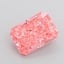 4.17 Ct. Fancy Vivid  Pink Radiant Lab Grown Diamond