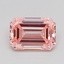 1.05 Ct. Fancy Intense  Pink Emerald Lab Grown Diamond