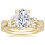 18KY Moissanite Luxe Willow Bridal Set (1/2 ct. tw.), smalltop view