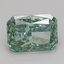 2.08 Ct. Fancy Vivid Green Radiant Lab Grown Diamond