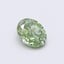 0.57 Ct. Fancy Vivid  Green Oval Lab Grown Diamond