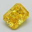 2.21 Ct. Fancy Vivid Yellow Radiant Lab Grown Diamond