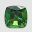 8.1mm Unheated Green  Cushion   Tourmaline