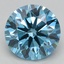 1.85 Ct. Fancy Vivid Blue Round Lab Grown Diamond