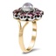 The Eryn Ring, smalltop view on a hand