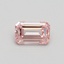 0.82 Ct. Fancy Pink Emerald Lab Grown Diamond