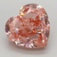 3.21 Ct. Fancy Vivid Pink Heart Lab Grown Diamond