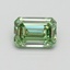 1.04 Ct. Fancy Vivid Green Emerald Lab Grown Diamond