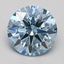 2.04 Ct. Fancy Blue Round Lab Grown Diamond